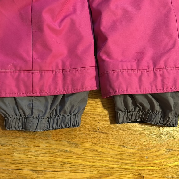 Pink Obermeyer Snow Pants/snow bib sz 8 girl great used conditionn - Picture 5 of 6